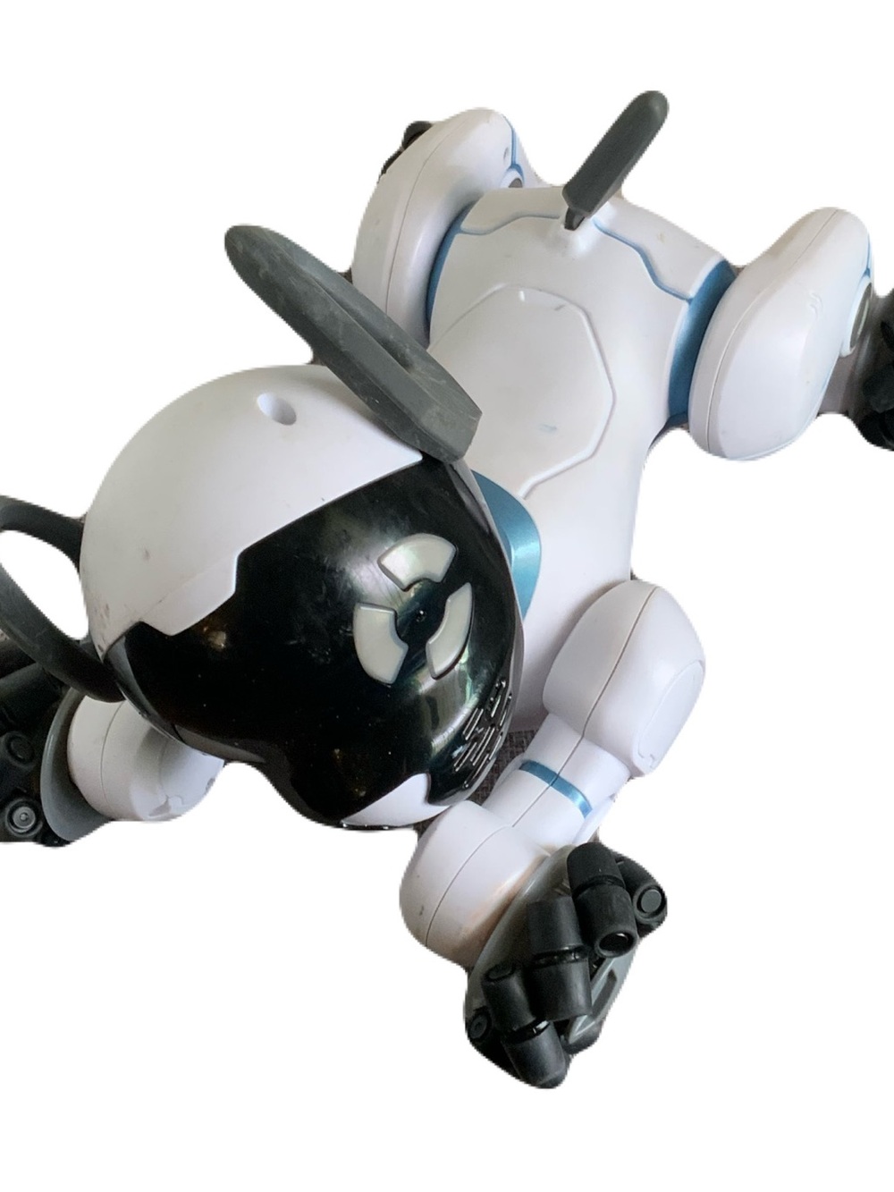 CHiP Dog White and Black Robotic Pet Toy - Interactive VR/AR Accessory